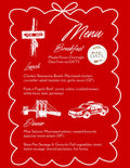 *SOLD OUT* 9.20 MENU - MONDAY PICKUP/DELIVERY
