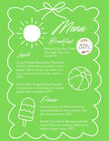 7.18 MENU - SUNDAY PICKUP/DELIVERY